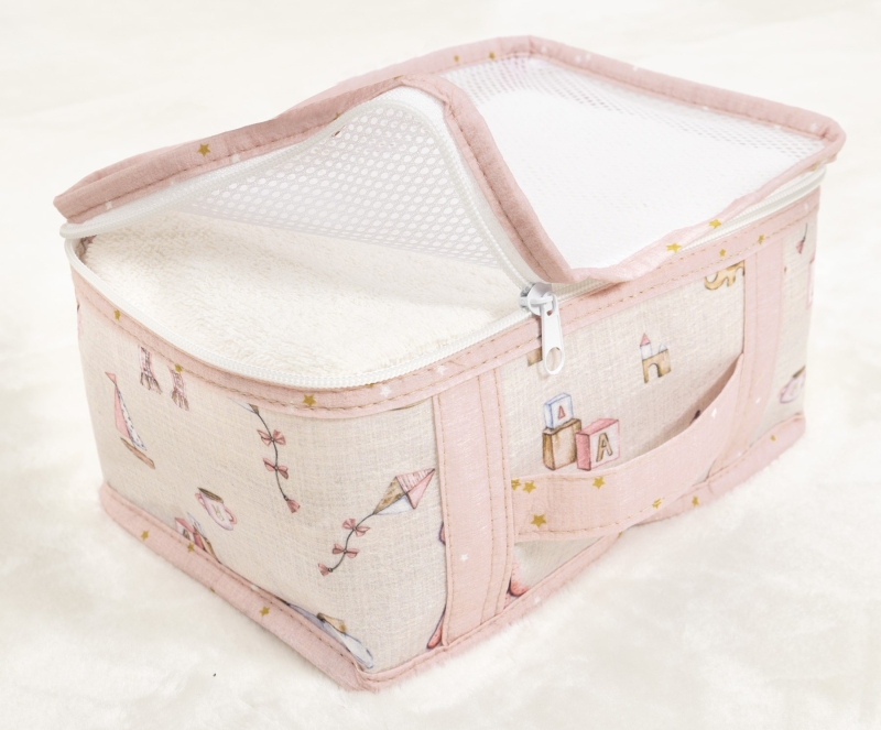 Buti Baby 6 lı Bavul Organizer Seyahat Çantası Pembe 104485 - 4