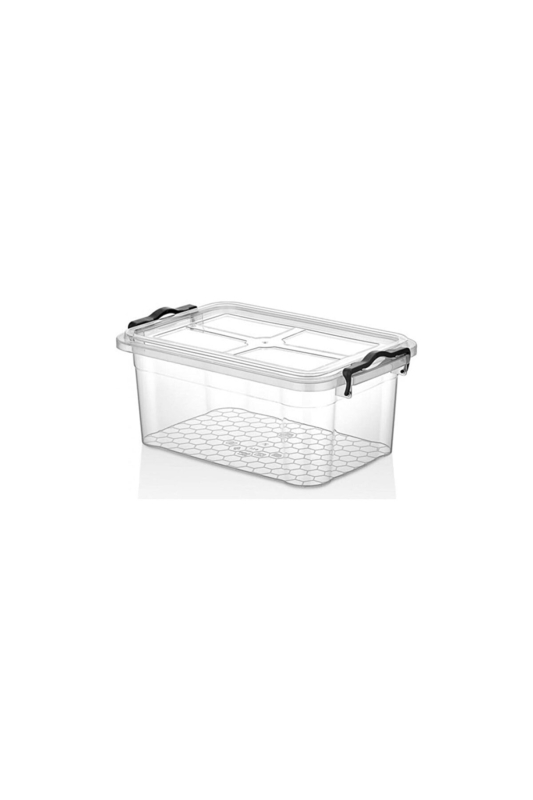 Erzak Saklama Kabı Şeffaf Plastik Kilit Kapaklı 3 Litre MRD012 - 2