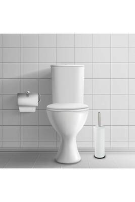 SAS BEYAZ Tuvalet Banyo Klozet Wc Fırçası