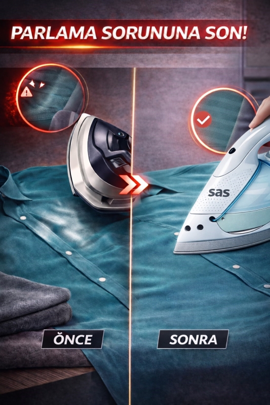 2 Adet Teflon Ütü Altlığı Yanmaz Parlama Önleyici Ütü Koruma Aparat Kaygan Taban Tüm Ütülerle Uyumlu - 4