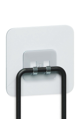 7x7 CM Süper Güçlü Yapışkanlı Banyo Askısı Yedek 4 Adet Sticker Raf Tutucu Askı - 5