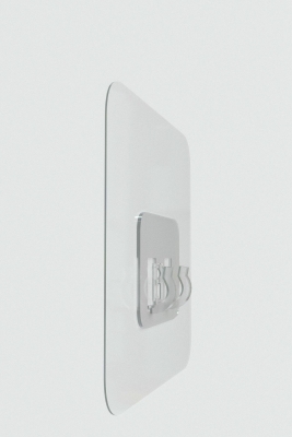 7x7 CM Süper Güçlü Yapışkanlı Banyo Askısı Yedek 4 Adet Sticker Raf Tutucu Askı - 6