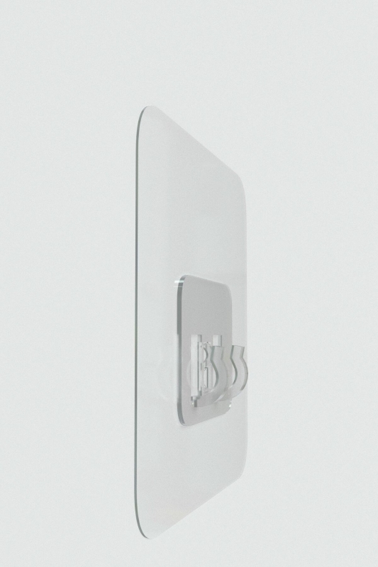 7x7 CM Süper Güçlü Yapışkanlı Banyo Askısı Yedek 4 Adet Sticker Raf Tutucu Askı - 6