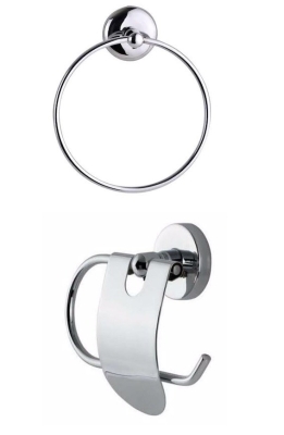 Banyo Aksesuar Seti KROM 2'li Set - Sas Haus