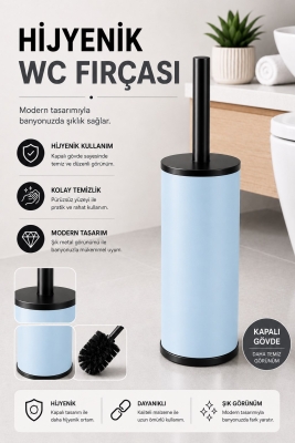 Pedallı Çöp Kovası 3 Litre İç Kovalı Kapaklı Tuvalet Fırçalı Banyo Seti Krom - Titan 7103 - 5