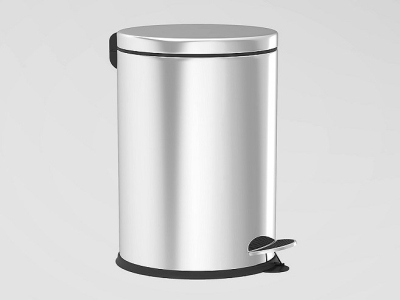 Krom 5 Lt Pedallı Banyo, Mutfak, Tuvalet Çöp Kovası - 3