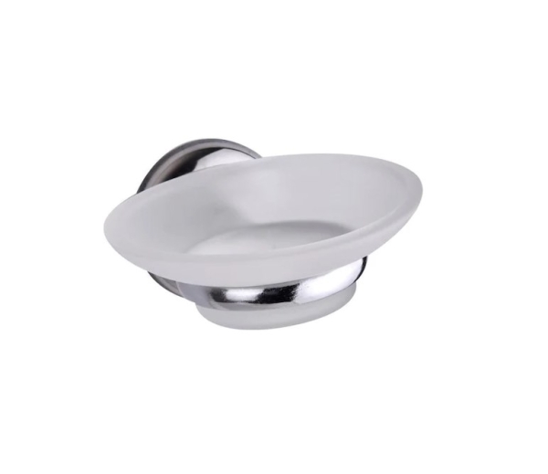 SAS Krom Kaplama Mat Plastik Hazneli Katı Sabunluk - 2