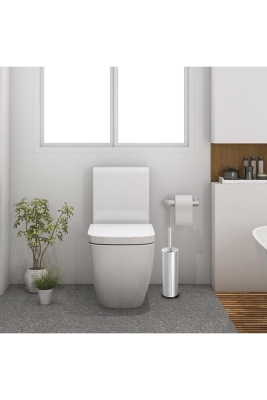 Krom Tuvalet Fırçası, WC, Klozet Fırçası - 4