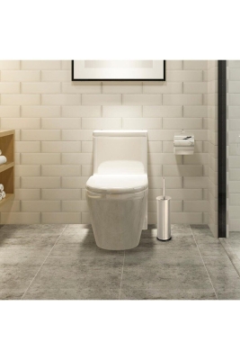 Krom Tuvalet Fırçası, WC, Klozet Fırçası - 5