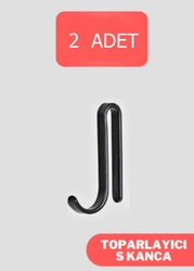 Sas Siyah 2'li Kanca Askı - Sas Haus