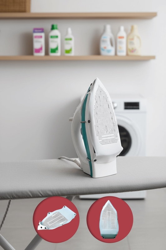 Teflon Ütü Altlığı Yanmaz Yapışmaz Parlatmaz Ütü Tabanı Ütü Altlığı - 5