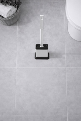 Silikon Tuvalet Fırçası Pratik Silikon Wc Klozet Fırçası Kare Beyaz S-220 - 3