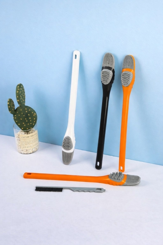 Silikon Tuvalet Klozet Detay Temizleme Ve İnce Detay Fırça 1 Adet - 2