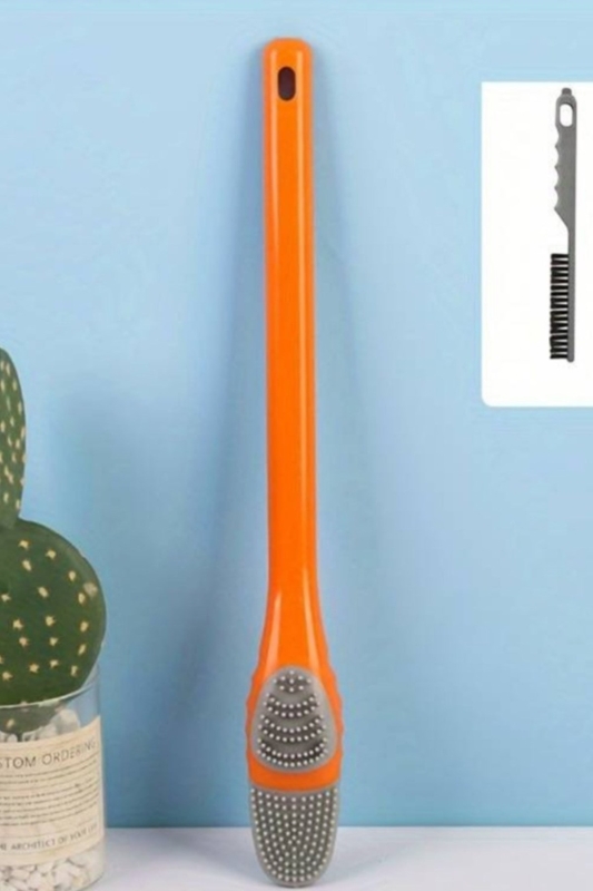 Silikon Tuvalet Klozet Detay Temizleme Ve İnce Detay Fırça 1 Adet - 4