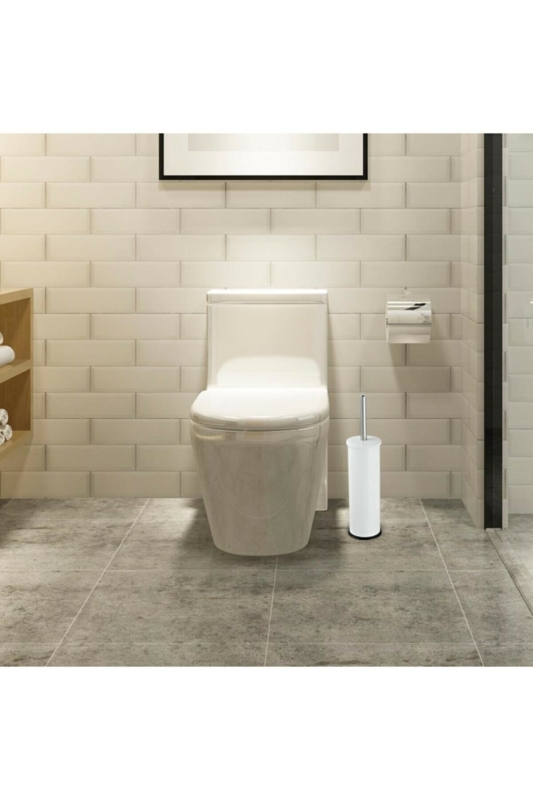 Tuvalet Fırçası Wc Klozet Fırçası Beyaz - 3