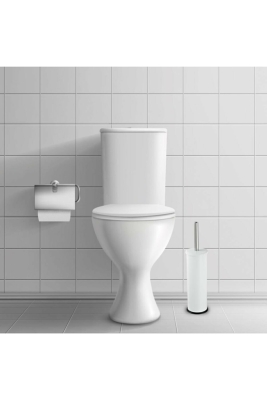 Tuvalet Fırçası Wc Klozet Fırçası Beyaz - 5