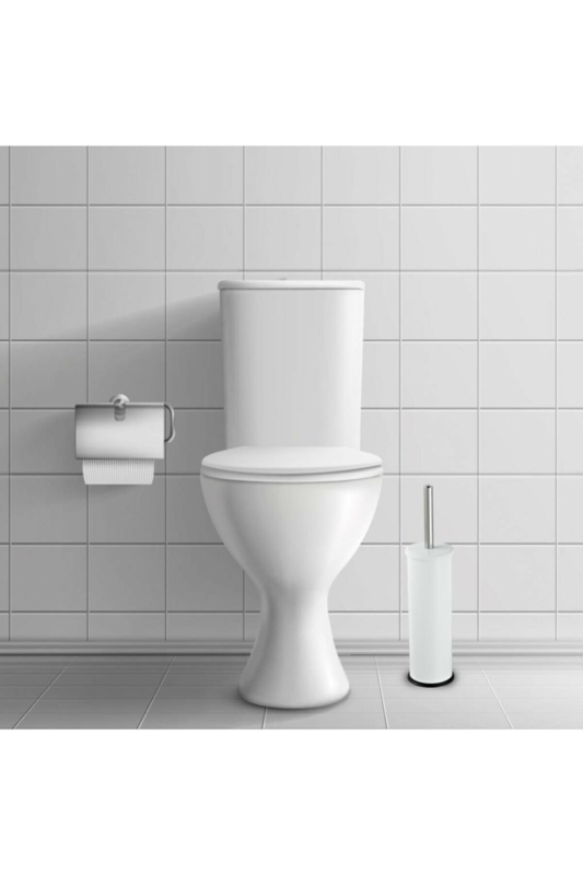 Tuvalet Fırçası Wc Klozet Fırçası Beyaz - 5