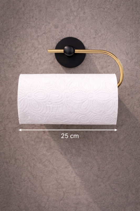 Yapışkanlı Gold Solo Havluluk Duvar Tipi Delme Gerektirmez Banyo Havlu Askılığı S-110 - 7