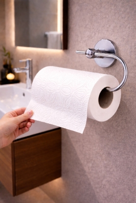 Yapışkanlı Krom Solo Havluluk Duvar Tipi Delme Gerektirmez Havlu Askılığı KASA - 20 - 2